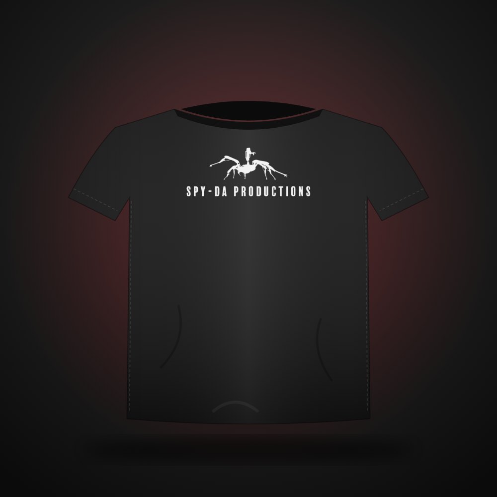 Spider Logo T-Shirt in Black