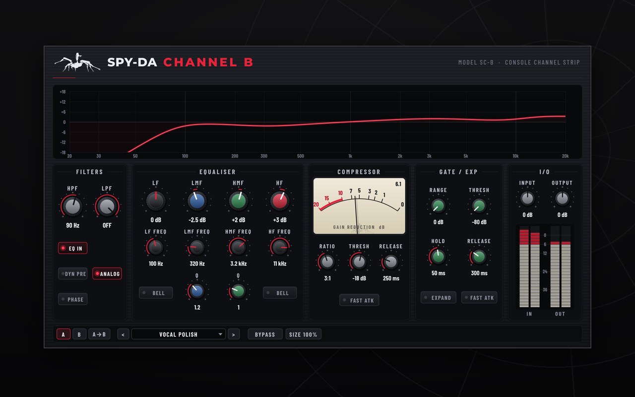 Spy-da Channel B plugin interface