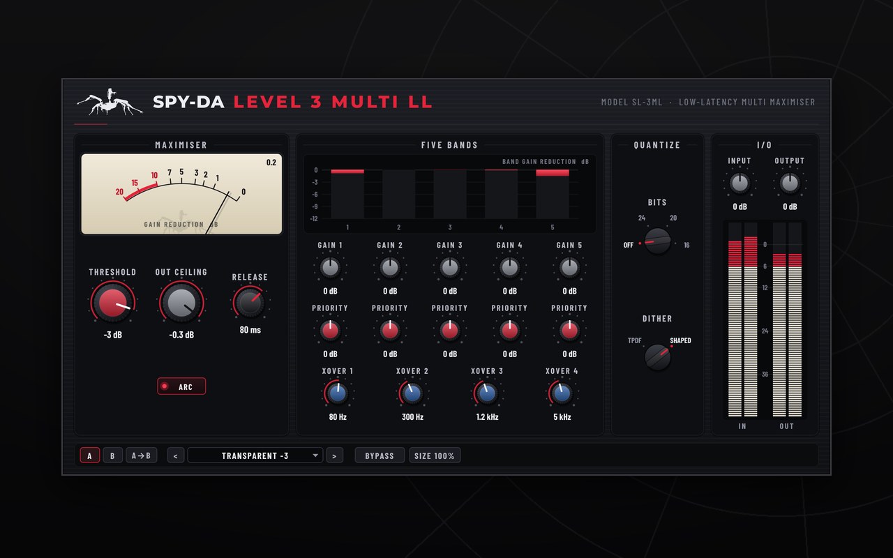 Spy-da Level 3 Multi LL plugin interface